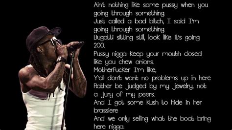 lyrics for lil wayne|lil wayne most lyrical songs.